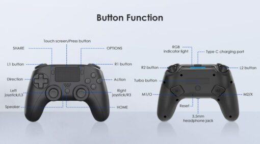 Chiave del controller paddle wireless PS5